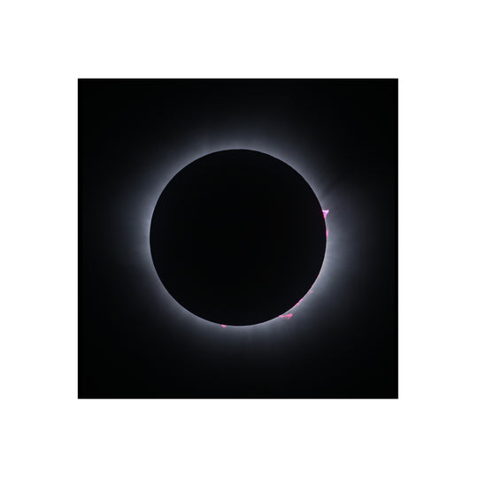 Matted Space Photograph — Great North American Eclipse